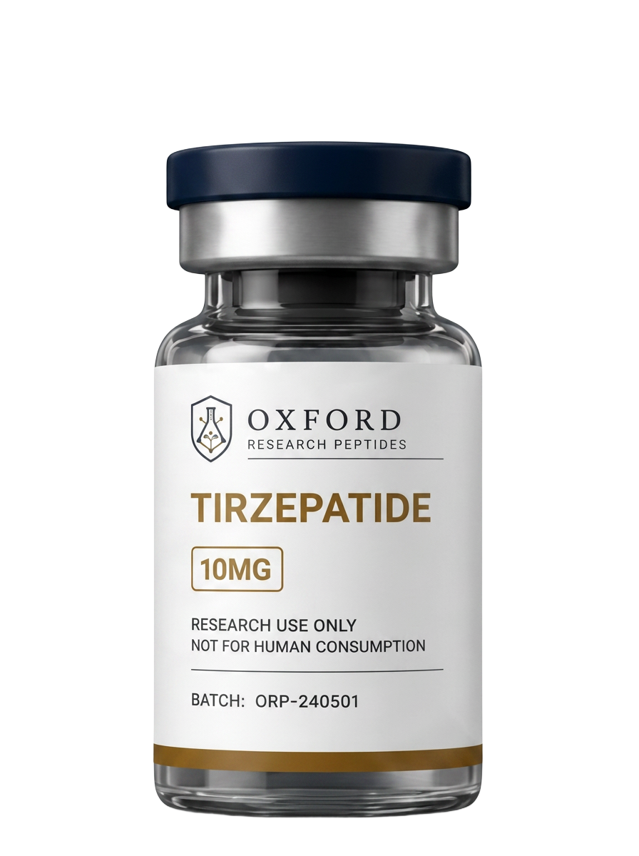 Tirzepatide research peptide vial